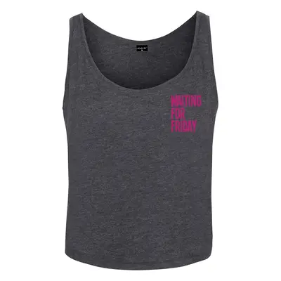 Ladies Waiting For Friday Box Tank Charcoal