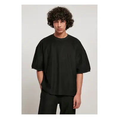 T-shirt Rib Terry Boxes Black