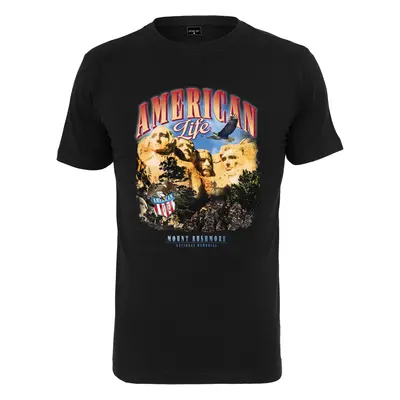 American Life Mount Roushmore Black T-Shirt