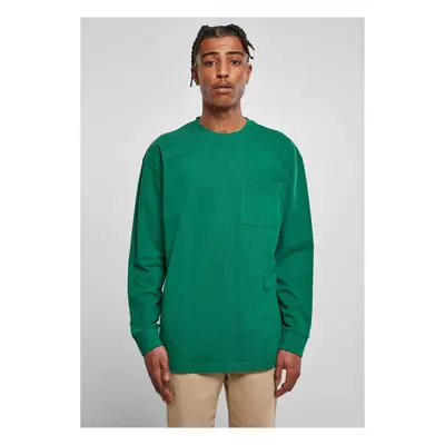 Heavy Oversized Long Sleeve Pocket Green