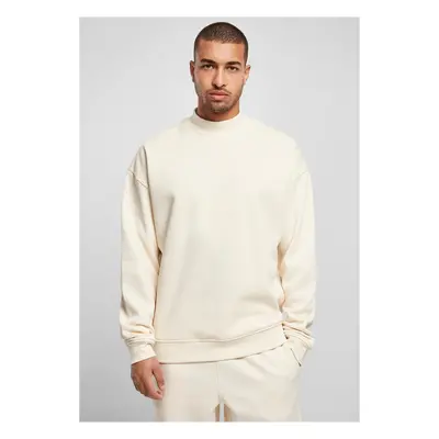 Mock Neck Crew whitesand