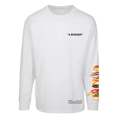 Long sleeve burger white