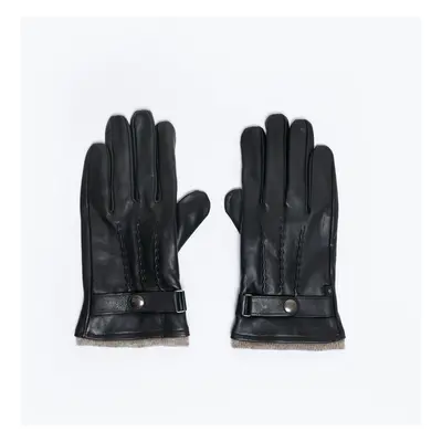 Big Star Man's Gloves Natural Leather-906