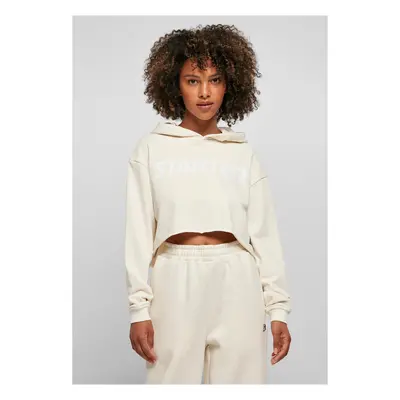 Ladies Starter Cropped Hoody Light White