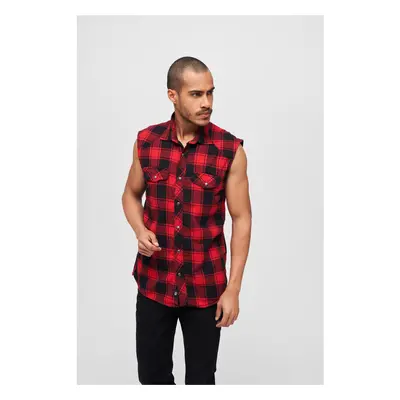 Sleeveless shirt red/black