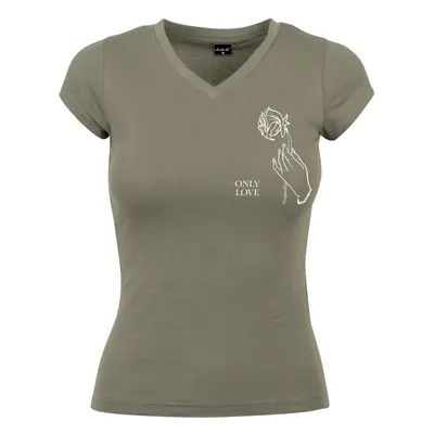 Ladies Only Love Olive Tee