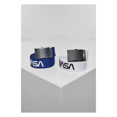 NASA Belt 2-Pack extra long blue/wht