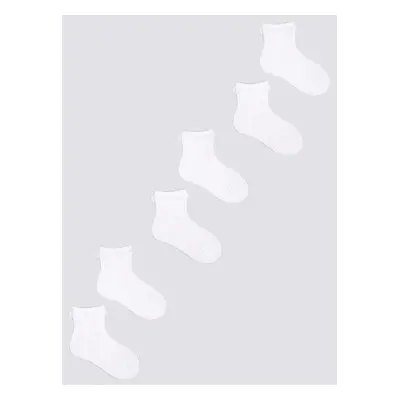 Yoclub Kids's 3Pack Girl's Socks With Frill SKL-0008G-0100