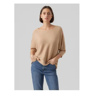 Női pulóver Vero Moda Beige