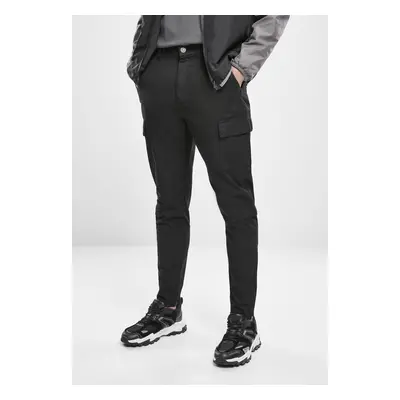 Tapered Double Cargo Pants Black