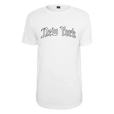 New York Wording T-shirt white