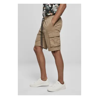 Cargo Shorts with drawstring darksand