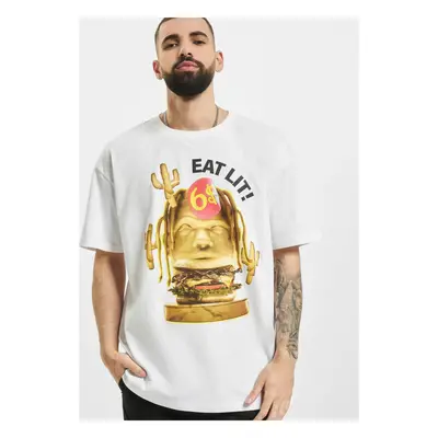 Eat Lit Oversize Tee White