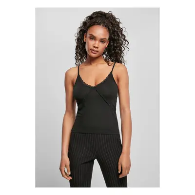 Women's lace top 90s black