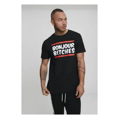 Black Bonjour T-shirt