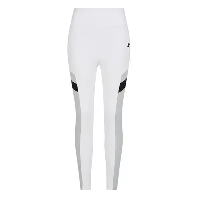 Women's High-Waisted Starter Sports Leggings White/Black