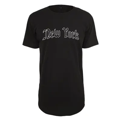 New York Wording T-Shirt Black