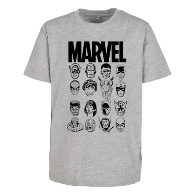 Marvel Crew Children's T-Shirt Heather Grey