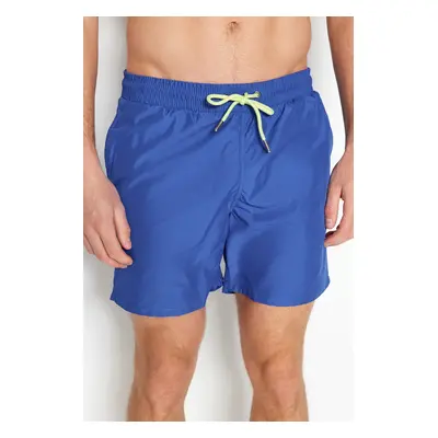 Trendyol Blue Basic Standard Size Swim Shorts