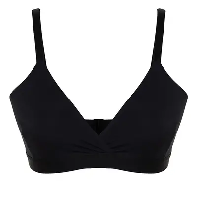 Trendyol Curve Black Micro Bralette Cupless Bra