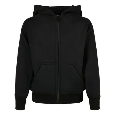 Boys' zip-up sweatshirt black