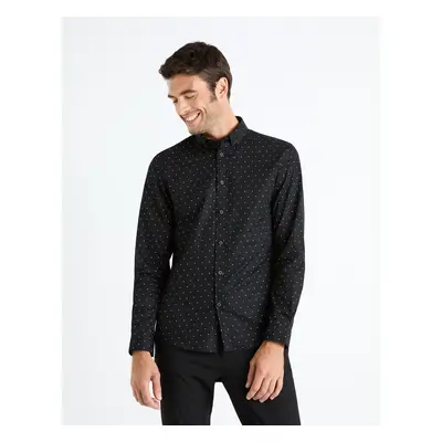 Celio Patterned slim shirt Faoport - Men's