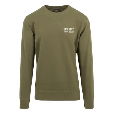 Olive Crewneck Cash Only