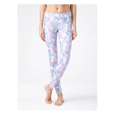 Conte Woman's Leggings Pink-White