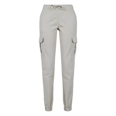 Women's Cargo Jogging Pants High Waisted Concrete