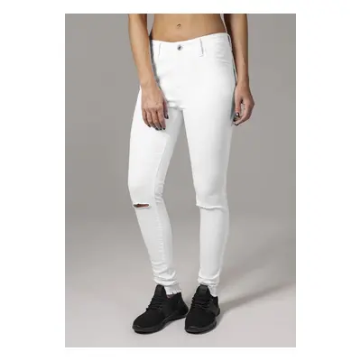 Women's jeans URBAN CLASSICS - white