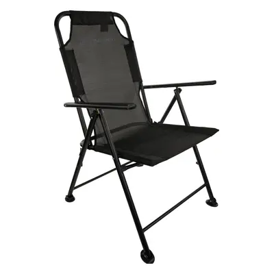 Folding camping chair ALPINE PRO DEFE black