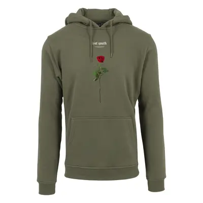 Lost Youth Rose Hoody Olive