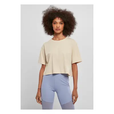 Women's short oversized T-shirt from the soft sea