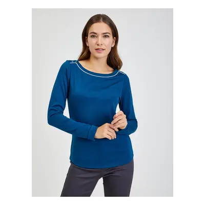 Dark blue women's T-shirt ORSAY - Women