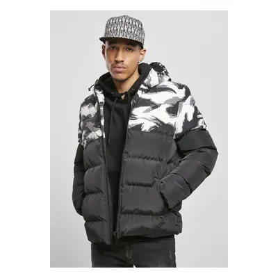 Statement Brushcamo Yoke Puffer Jacket Black/Grey