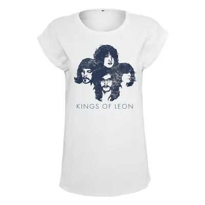 Women's T-shirt Kings of Leon Silhouette white