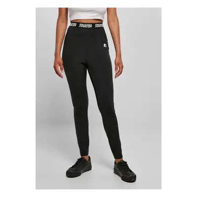 Women's Leggings Starter Logo Tape Black