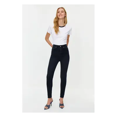 Trendyol Midnight Blue Shaping Effect High Waist Skinny Jeans