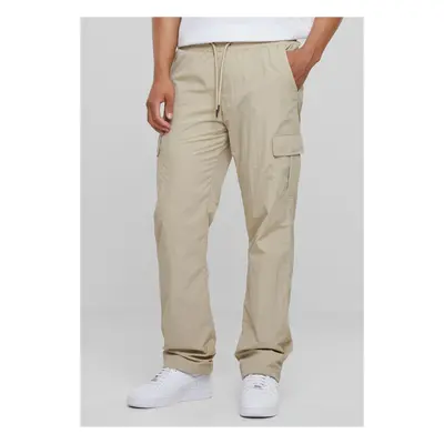 Straight Leg Nylon Cargo Pants Concrete