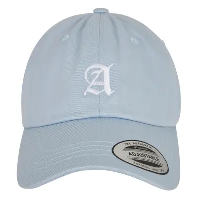 Letter Light Blue Low Profile Cap A