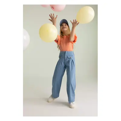 DEFACTO Girl Wide Leg Jean Trousers