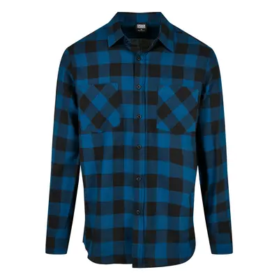 Plaid Flannel Shirt Blue/Black