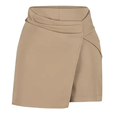 Trendyol Mink Knot Detailed Woven Shorts Skirt