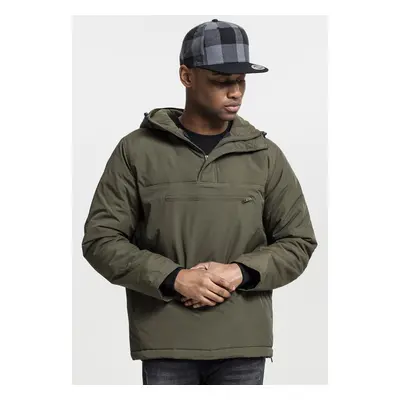 Padded Pull Over Olive Jacket