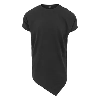 Asymmetrical long black t-shirt