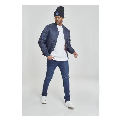 Navy Basic Bomber Jacket