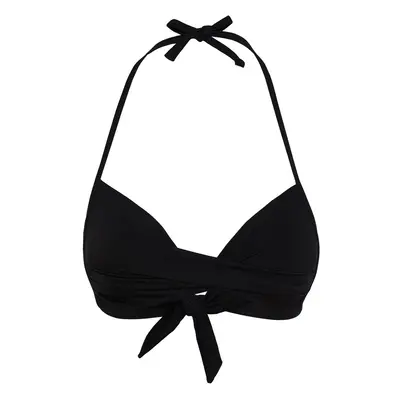 Trendyol Black Bralette Push Up Bikini Top