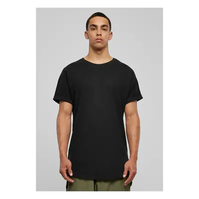 Long T-shirt Turnup Tee black