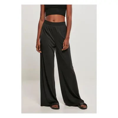 Women's Modal Wide Trousers Black