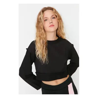 Trendyol Sweatshirt - Black - Regular fit